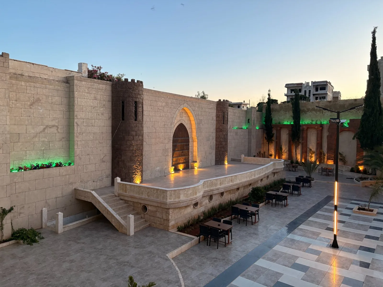 أجواء المنتجع الخارجية